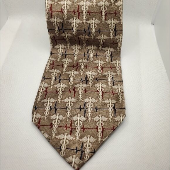 Set of  2 RM STYLE 100% Silk Men's  tie - Picture 8 of 11